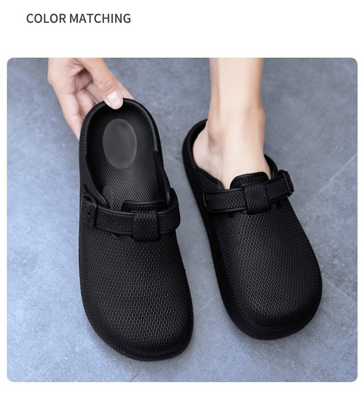 Fashion Shevalues Men Waterproof Garden Shoe Adjustable Sandals Men Clogs Slides Fashion EVA Insole Men Mules Slippers With Arch Support