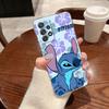 Clear Case For Samsung Galaxy A57 A37 A56 5G A36 Case A55 A54 A35 A26 A07 A17 A16 A06 A34 A15 Soft Shockproof Cover Ohana Stitch