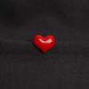 Cute Red Heart Badges for Woman Mini Cartoon Heart Resin Button Decorative Pins Lovers' Gift Pins Clothes Bag Decorations