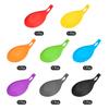 Uxcell Silicone Spoon Rest, Black, Heat-Resistant Kitchen Utensil Holder for Stovetops and Countertops, Farmhouse Use, 195mm X 95mm, Pack of 8