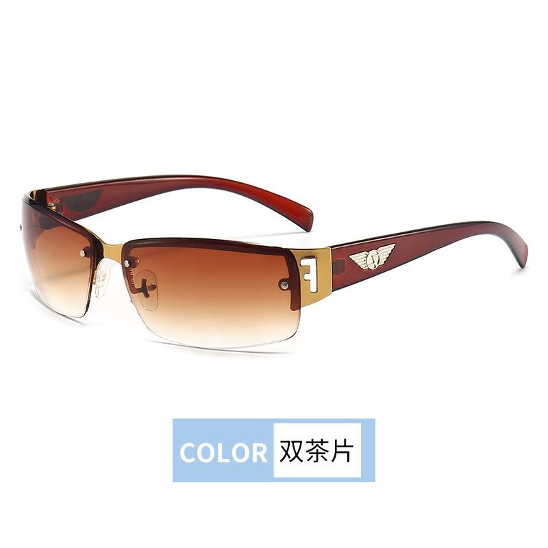 

Простые солнцезащитные очки Tide Driver Simple Gradual Change Солнцезащитные очки Half Frame Мужские солнцезащитные очки для вождения