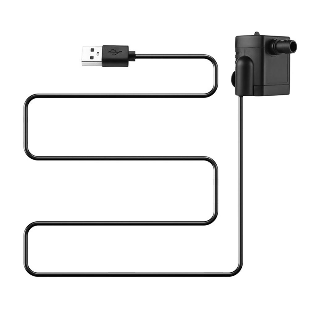 

USB Mini Water Pump 3.5-9V Brushless Motor Small Water Pump 1-3W Silent Water Pump 180L/H Lift 1.5m for Hydroponic Cooling Cycle China Mainland