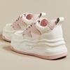 Women's Spring and Summer Women's Sneakers Sports Thick-soled Casual Dad Shoes Mesh Breathable Inner Height-enhancing White Shoes