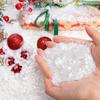 Winter Artificial Fake Snow Christmas Snow Powder Xmas Snowflake Decor for DIY Crafts Village Displays Props Holiday Supplies