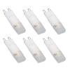 6pcs G9 LED Bulb Energy Saving General Standard Interface 360 Degrees  Heat Dissipation Cold White Light
