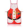 Festive Christmas Apron With Beautiful Snowman Design For Holiday Party Decor