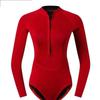 2mm Neopren Neoprenanzug Damen Einteiler Langarm Tauchen Nassanzug Badeanzug Rash Guard
