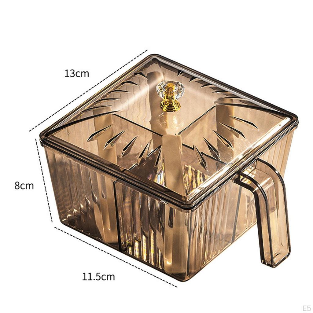 4 in 1 Seasoning Box with Lid and Spoon Condiment Container Kitchen Spice Pot Dispenser for