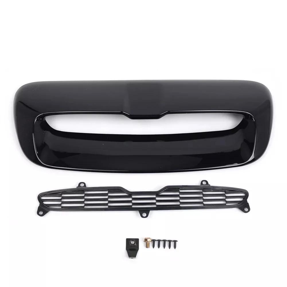 Car Engine Air Outlet Cover Trim Front Engine Hood Vent Trim Perfect Match Glossy Black for Cooper S R56 R55 R57 R58 R59