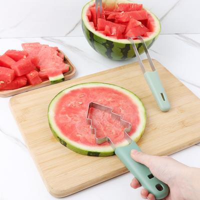 Taglia Anguria Acciaio Inossidabile Affettatore di Frutta Strumento Multiuso per Mango Ananas Melone Cantalupo Facile da Pulire Sicuro per Alimenti Gadget da Cucina per Campeggio