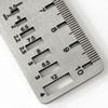 Surgical Stainless Steel Measuring Tool With Gradations for Animal Orthopedics Screw and Pin Size