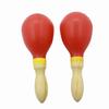 Sand Hammer Rattles Percussion Instrument for KTV Party Entertainment Wooden Maracas Baby Shaker Toy Kids Educational Tools