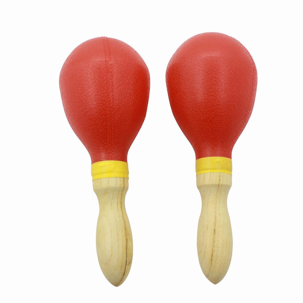 Sand Hammer Rattles Percussion Instrument for KTV Party Entertainment Wooden Maracas Baby Shaker Toy Kids Educational Tools
