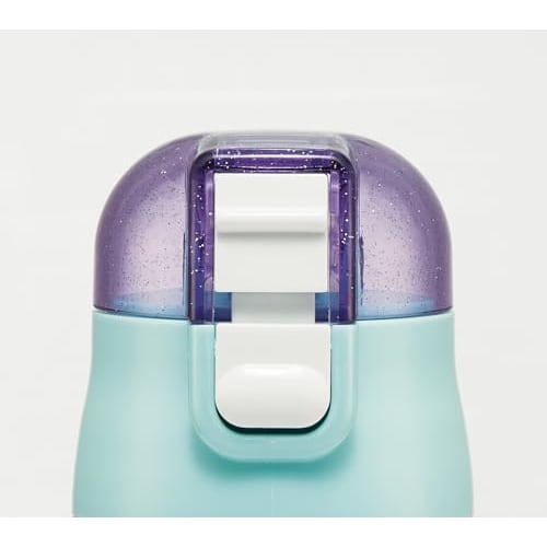 Skater Children's Water Bottle, 2-Way, Straw/Cup/400ml Capacity, Disney Frozen Design, Size 25, Girls', Stainless Steel, Lightweight, Insulated, Small