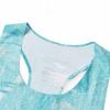 SAUCONY Tie-Dye Running Mesh Breathable Lightweight Round Neck Sleeveless Vest Men Tops Blue-Moon SC2239040-2