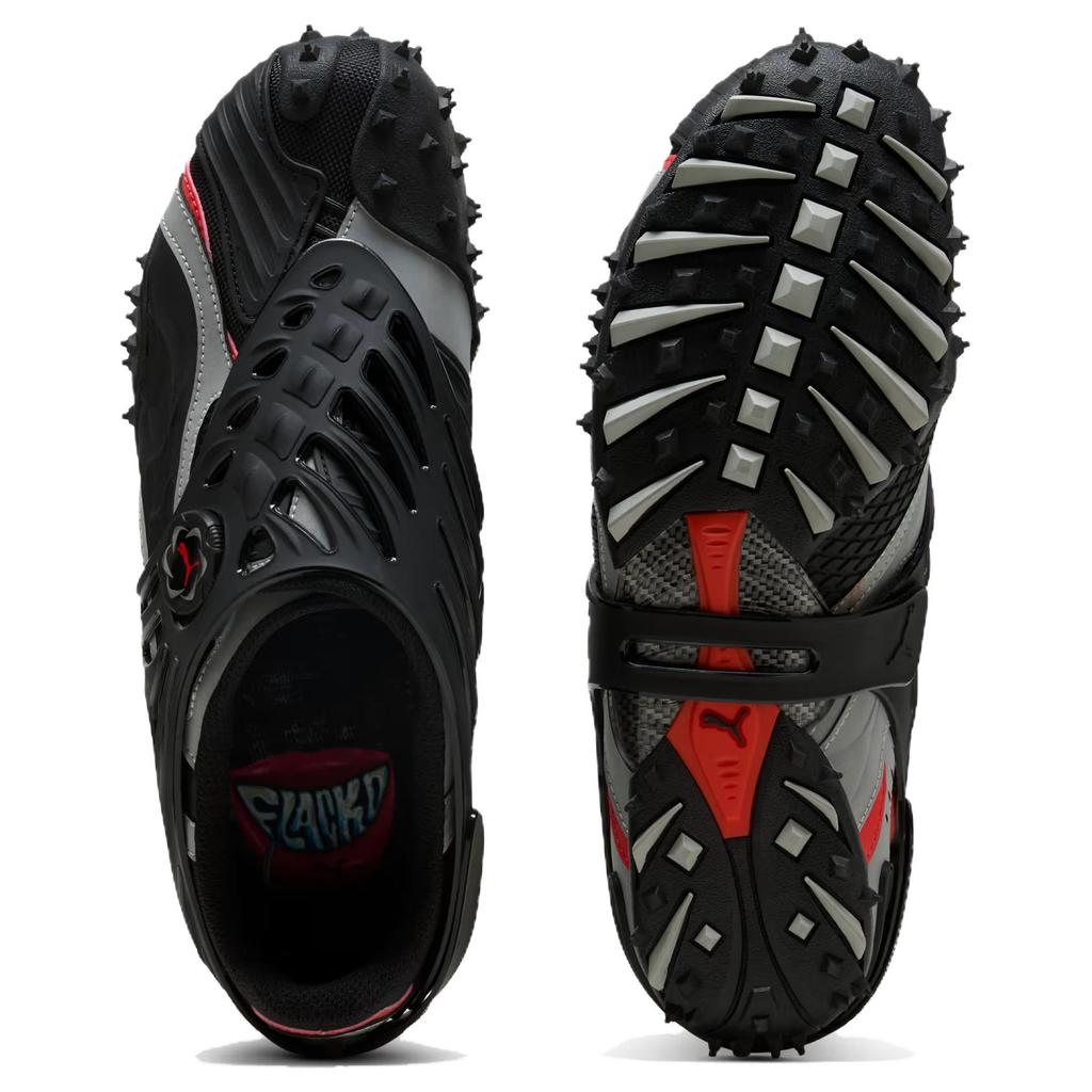 A$AP Rocky X Puma Mostro Gabbia Leather Black Silver Men Sneakers 404448-01