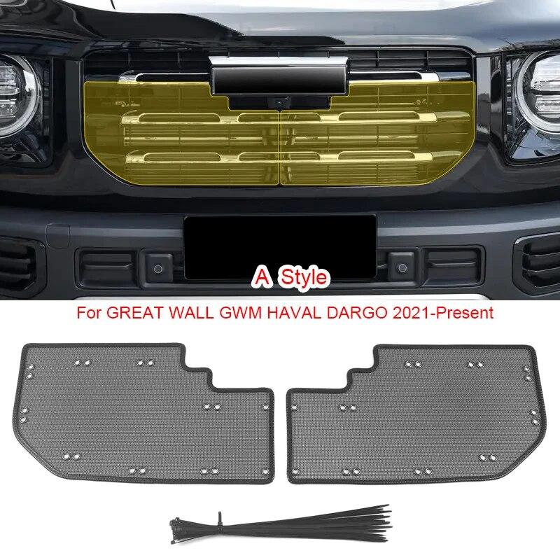 Ochranný kryt vstupu vzduchu do auta odolný proti hmyzu Airin Insert Net Ventil Racing Grill Filter pro GREAT WALL GWM HAVAL Dargo X 2021-2025