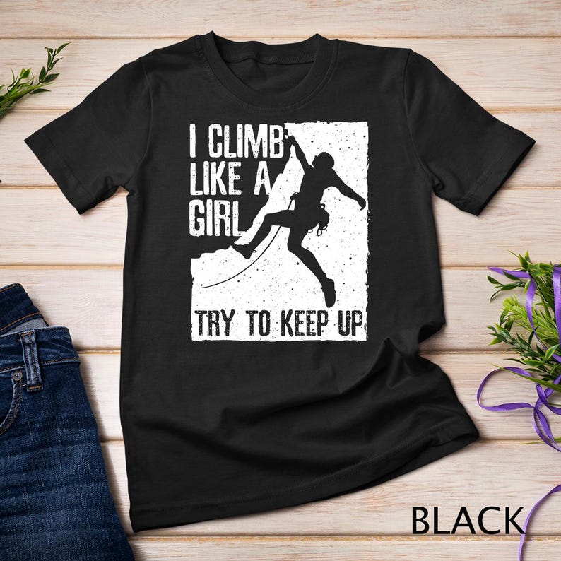 Cool Rock Climbing Design For Girls Kids Climb Lovers T-Shirt 140