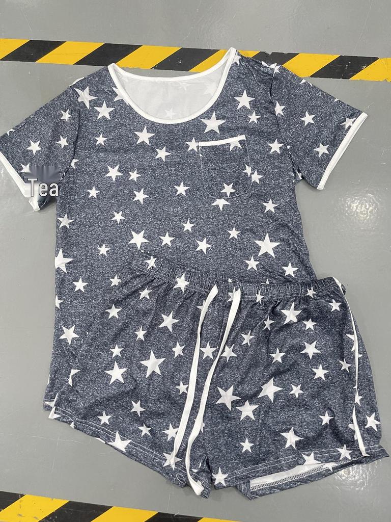 2026 Women's Summer Fashion Set: Round Neck Short Sleeve T-Shirt & Shorts for Casual Wear