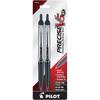PILOT V5 RT Retractable Rollerball Extra Black Pen, Fine, Ink, 2-Pack (26050)