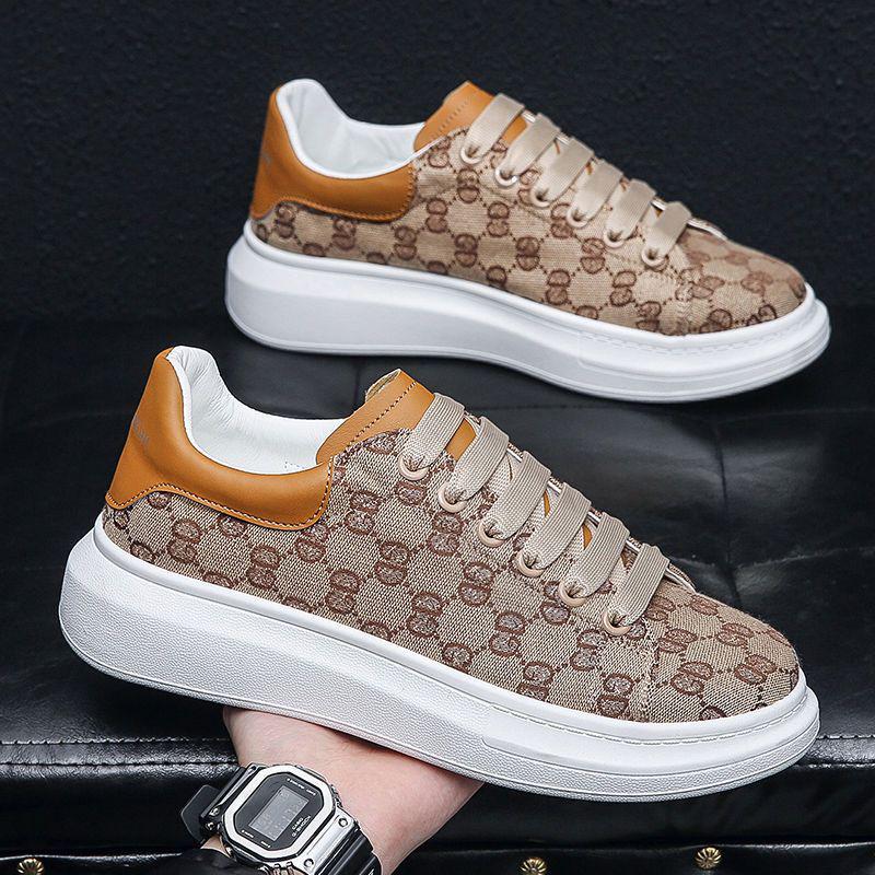 

2025 Мужские универсальные белые кеды - Дышащие, трендовые, низкие и модные для молодежи 42