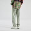 American retro jeans men's spring and summer new elastic straight high street washed loose trendy casual trousers boys