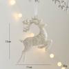 2025 New Year Christmas Ornaments DIY Gift Christmas Tree Elk Pendant Hanging Decorations for Home Christmas Kids Gifts natale