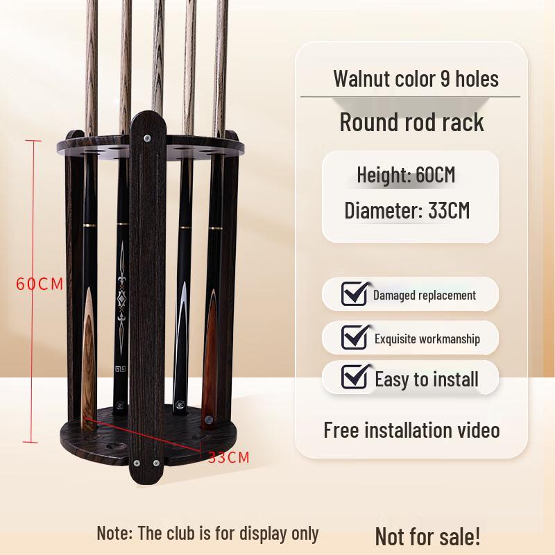 Luoweini Floor-Standing Billiard Cue Rack