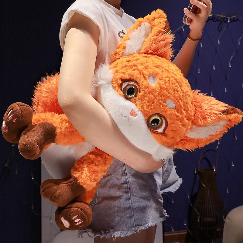 Pluszowa Zabawka Kreskówka Zima Śnieg Lis Lalka Lalka Prezent Lalka Szmaciana