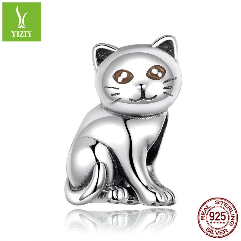 Animal Series S925 Silver Beads, Cute And Cute Bracelet Accessories Collection Map, Spot
