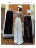 Southeast Asia Plus Size Velvet Wide-leg Pants – Casual, Stylish & Age-reducing with Drawstring
