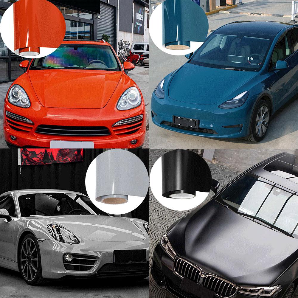 Premium PET Car Vinyl Wrap Film Self Adhesive Motorcycle Auto Body Protective Film Color Change Car Decoration Air Bubble Free