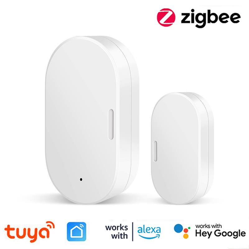 Tuya Zigbee 3.0 Door And Window Magnetic Sensor Wireless Connection Smart Home Wireless Door Detectors Door Magnetic Automation