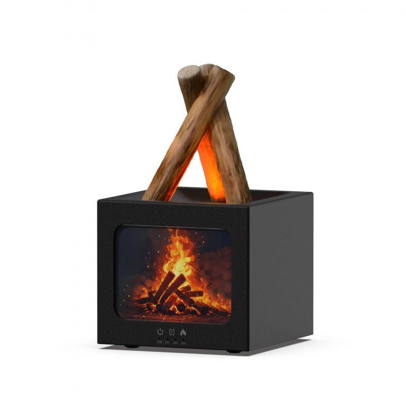 

Smart Aromatherapy Incense Humidifier: Fireplace Bonfire Flame Essential Oil Sprayer for Bedroom and Home