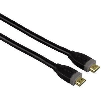 Hama Câble HDMI haute vitesse, plaqué or, double blindage, 5,00 m