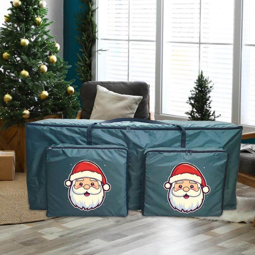 Christmas Tree Storage Bag Wreath Pouch With 2 Front Pockets Holiday Supplies Wreath Storage Organizer For Laundry Garage Living