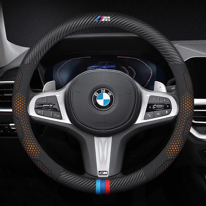 Car Steering Wheel Covers For BMW M E39 E46 E60 E70 E72 E80 E82 E90 E92 G01 G05 G10 G20 G30 F01 F05 F10 F15 F20 F25 F33 M3 M4 M5