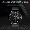 New Simple Watch Unisex Watch Men's Stainless Steel Quartz Watch Student Women's Watch Femininity Women's Watch