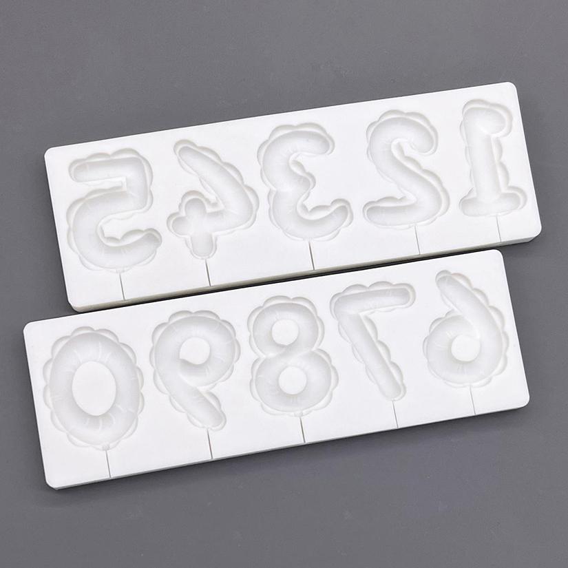 

Номерний льодяник Силіконова форма для цукрової мастики Інструменти для смоли Інструменти для прикраси кексів, помадки, торта