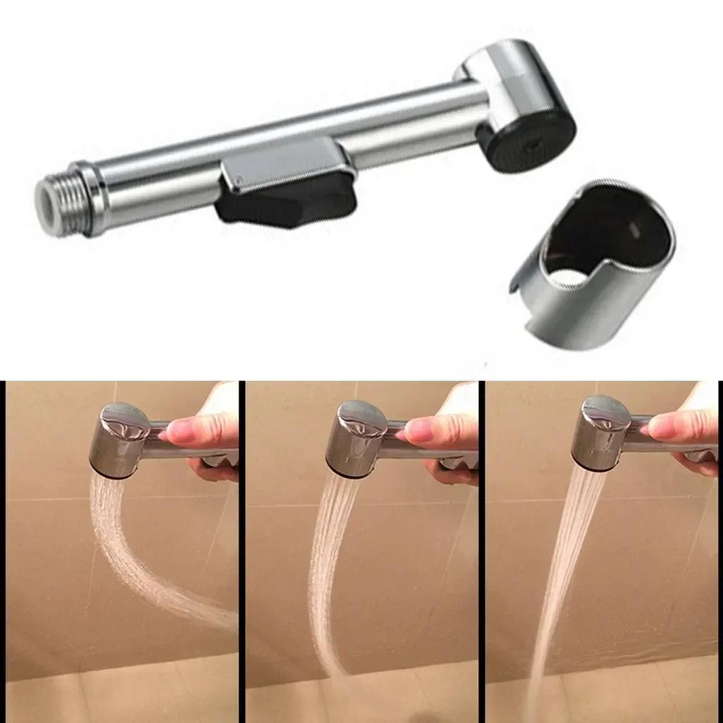 Hand Held Douche Spray Sets ABS Hygienic Toilet Shower Head Hose Bidet Brackets Bathroom Self Cleaning Spraye Shower Head