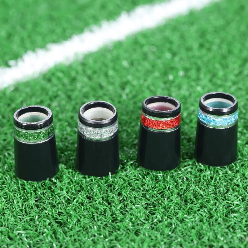 10 Pcs Golf Sleeve Ferrule for Golf Irons Tip Size 0.370 Plastic Golf Ferrules Club Shafts Accessories Red/Silver/Green/Blue