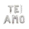 Spanish I love you lettering banner balloon, for Valentine's Day party, proposal, confession, Valentine's Day anniversary