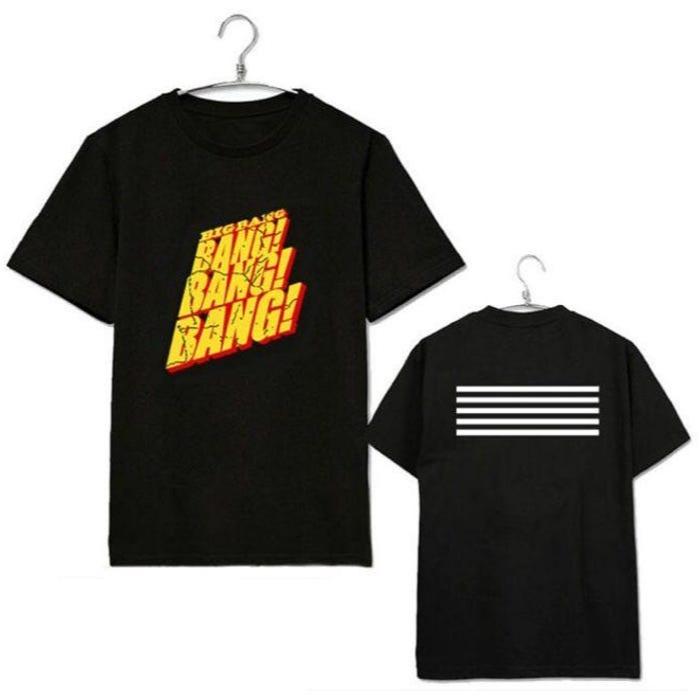 Summer Hot Sale BIGBANG 2026 Comeback T-shirt Unisex Y2K Gothic Cotton Oversized T-shirt Hip Hop Round T-shirt Breathable and Comfortable Clothes
