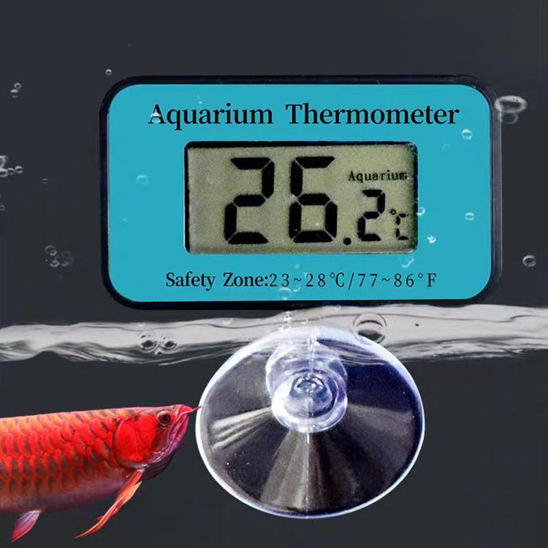 Aquarium Waterproof LCD Digital Fish Tank Thermometer Submersible Water Temperature Meter Temperature Control For Fish Tank белый