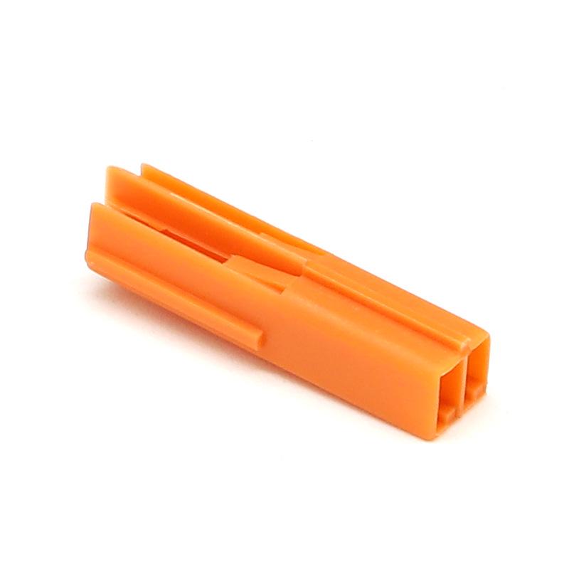 

DJ3021A-1.0-21 Orange 2-Pin Female Car Wiring Harness Connector, 1.0 Series Micro Terminal