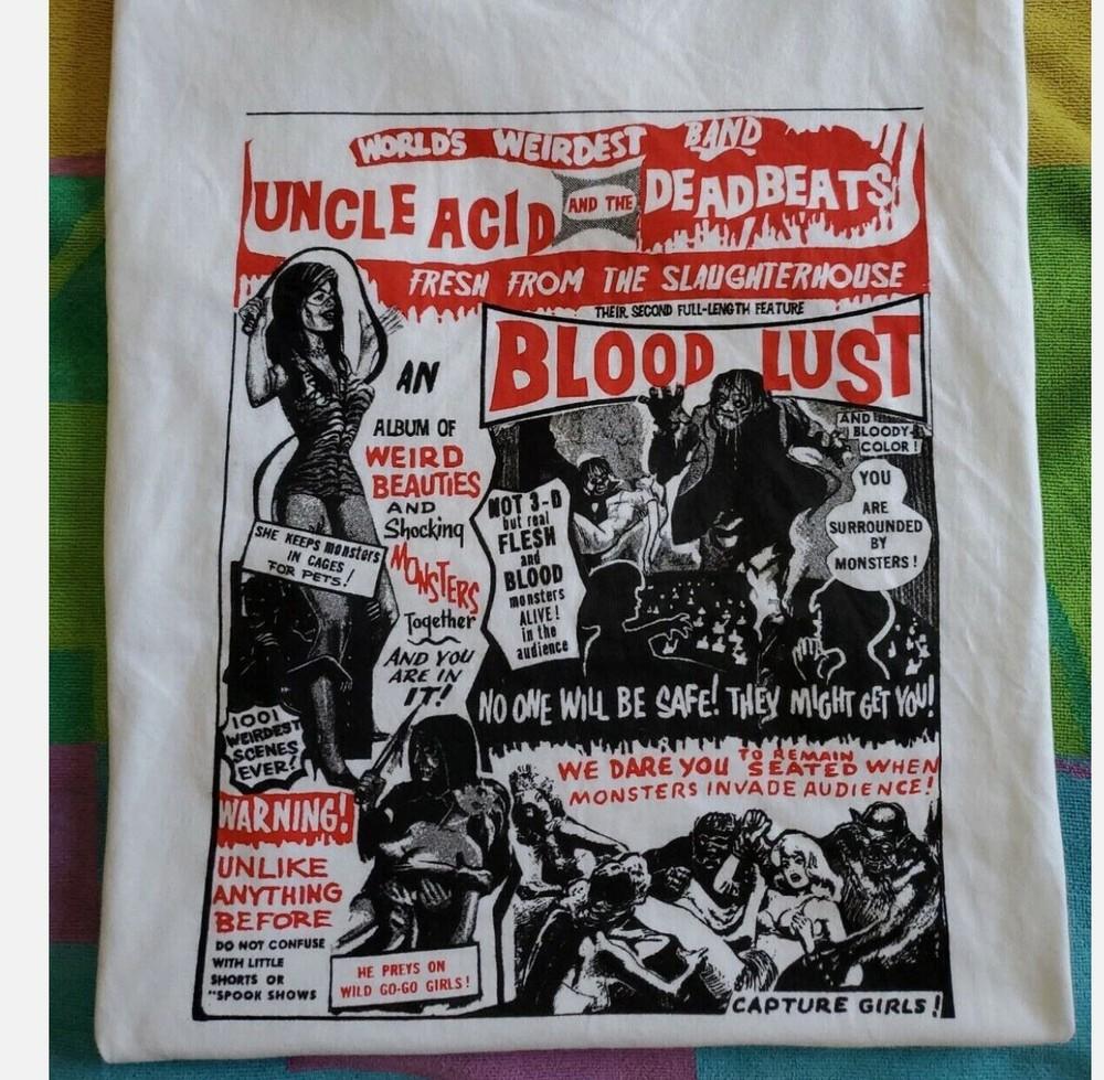 RARE Uncle Acid  and The Deadbeats World_s Weirdest Band White All Size Shirt