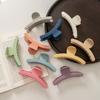 New Fashion Hair Clip for Women Korean Versatile Simple Solid Color Scrub Claw Shark Clip Headwear Girl Hair Accessories