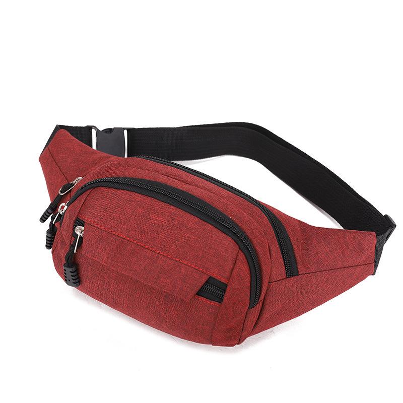 New Niche Men's Messenger Bag Fashion Spring and Summer Multi Functional Chest Bag Fitness Outdoor Sports Mobile Phone Purse Woman