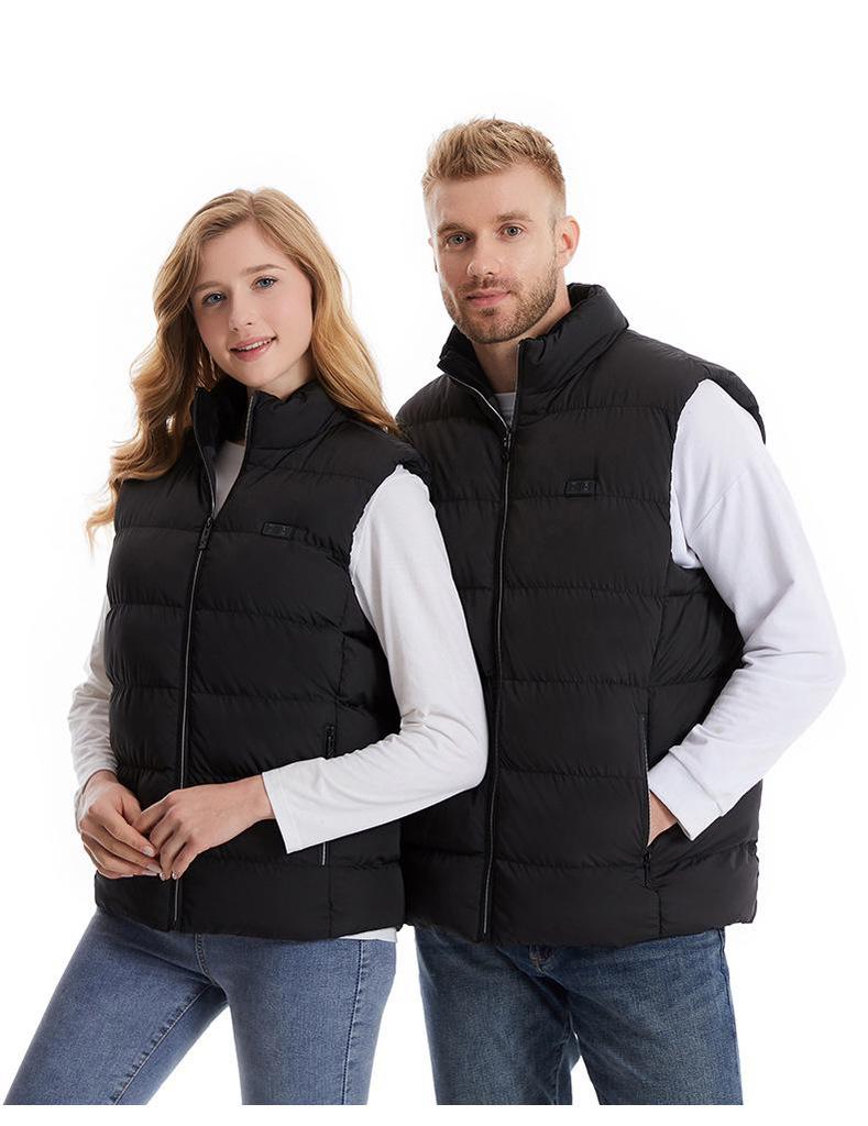 Unisex Smart USB Heated Vest with 4-Control, 26-Zone Heating for Winter Warmth