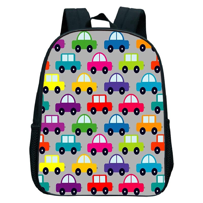 Graafmachine Tractor Print Rugzakken Brandweerauto Boekentas Ambulance Kinderrugzak Jongens Meisjes Kleuterschool Schooltas